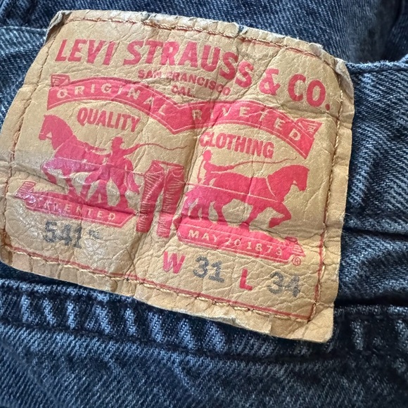 Levi’s 541 Men Jeans Black Wash Size 31X34 EUC - Picture 6 of 6